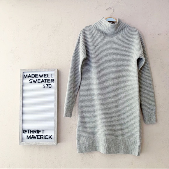 madewell skyscraper sweater dress